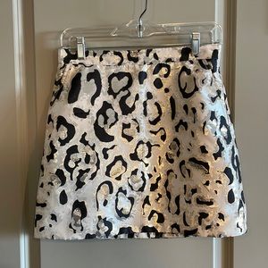 BARDOT Cheetah/Leopard Skirt